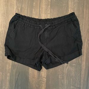 Black Drawstring Shorts